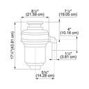Kindred KWD125C1-EZ 1-1/4 HP Waste Disposer 2
