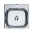 Kindred RSL2020-1 Topmount Single Bowl Sink Stainless Steel 1