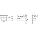 Laufen 813432 Living Semi Recessed Washbasin No Tap Holes 2