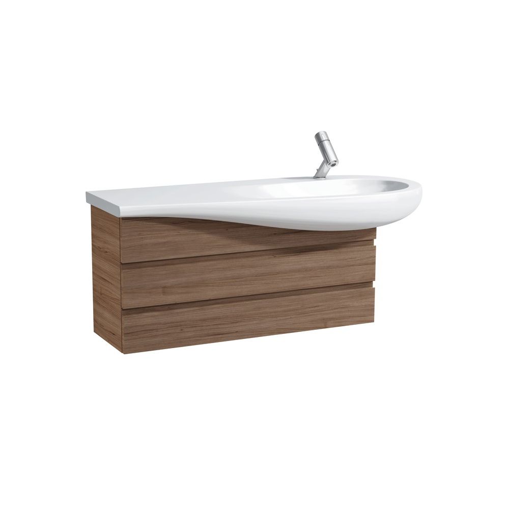 Laufen 424500 Alessi One Two Drawers Vanity Unit Noce Canaletto 1