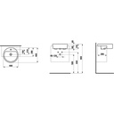 Laufen 813431 Living City Semi Recessed Washbasin Without Tap Hole 2