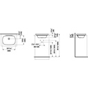 Laufen 817302 Ino Drop In Washbasin White With Overflow 2