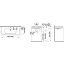 Laufen 816966 Pro S 1050 Washbasin One Tap Hole 2