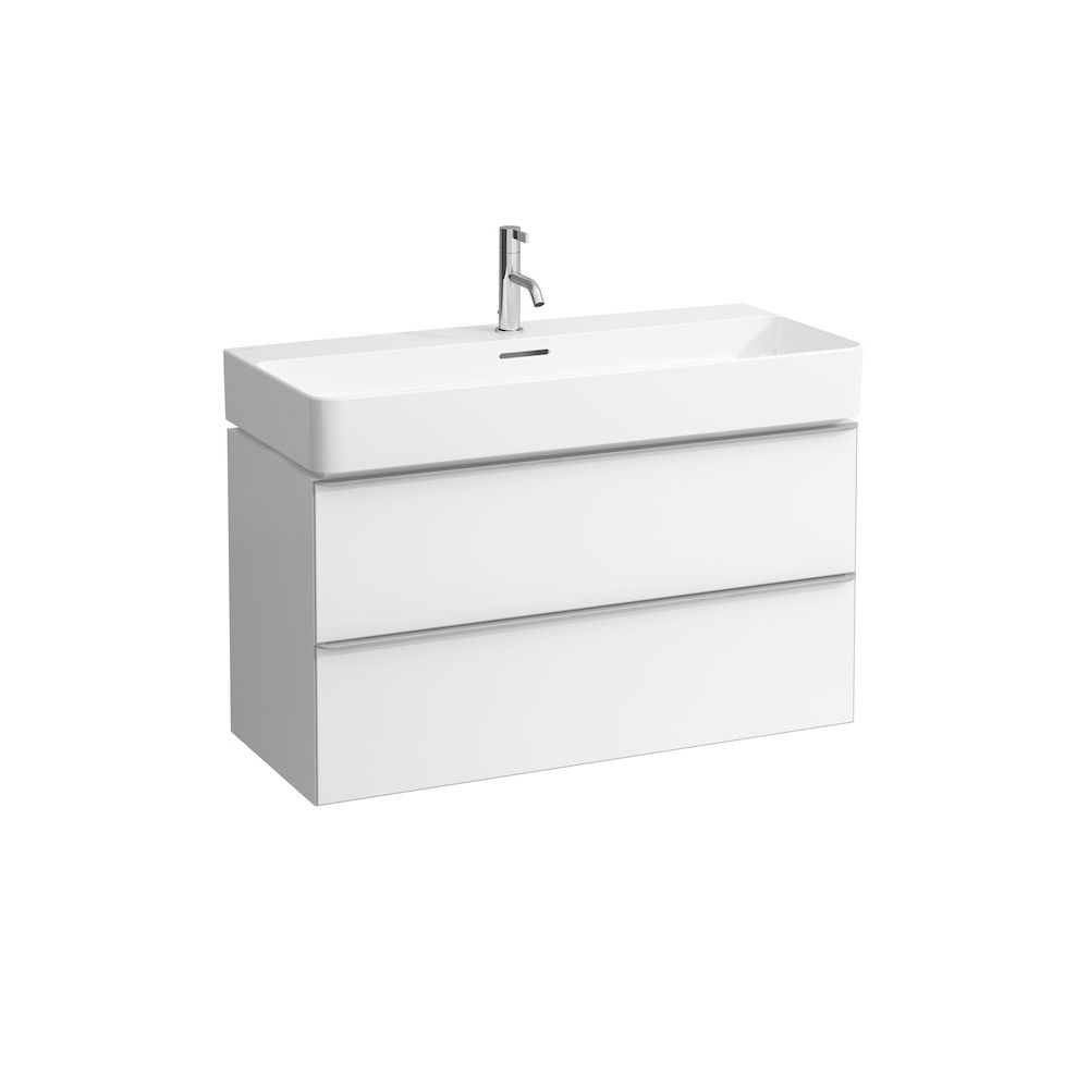 Laufen 410202 Space Two Drawers Vanity Unit White 1