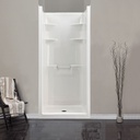 Mirolin MEL3 Melrose 3 One Piece Shower Stall White 1