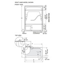 Mirolin SH53LS Madison 5 Multi Shower Stall With Seat on Left White 2