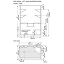 Mirolin MEL5LS/RS Melrose 5 Shower Stall With Seat White 2