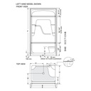 Mirolin SH4LS/RS Madison 4 Shower Stall With Seat White 2