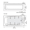 Mirolin PA6030L Phoenix Skirted Bath White 2
