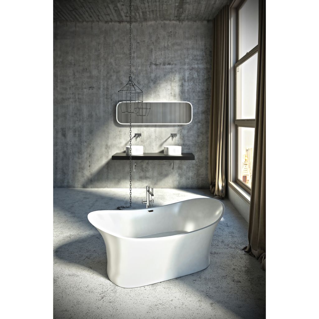 Mirolin CF1015 Sussex Acrylic Free Standing Bath Tub 1