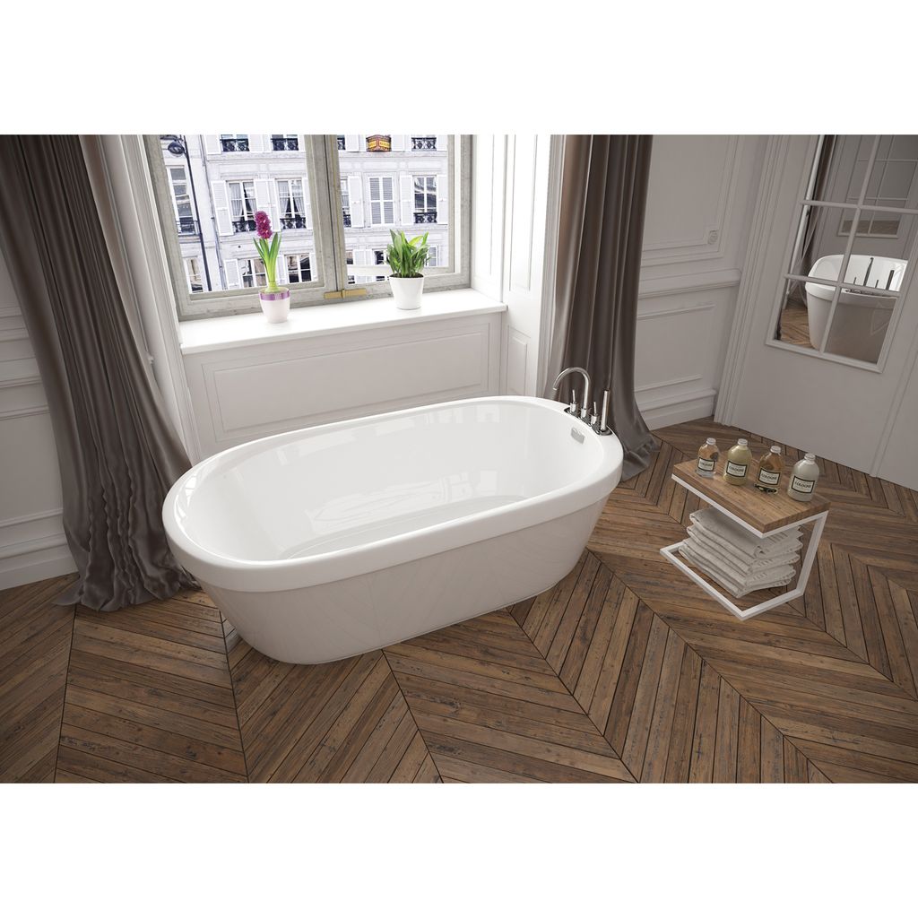 Mirolin CF2007 Demi Acrylic Free Standing Bath Tub 1