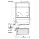 Mirolin PT523L/R Parker 20 Multi Tub Shower White 2