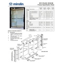 Mirolin BD48 Bypass Shower Door Plain Silver 2