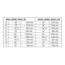 Mirolin SH43 Madison 4 Multi Shower Stall Left 3