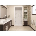 Mirolin SH3R Madison 3 One Piece Shower Stall White 1