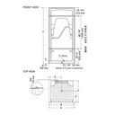 Mirolin SH3R Madison 3 One Piece Shower Stall White 2