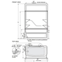 Mirolin PT513LR Parker 16 Multi Tub Showers White 2