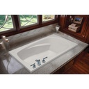 Mirolin H7242 Hudson 6 Drop In Bath White 1