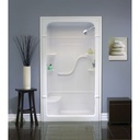 Mirolin SH43LS/RS Madison 4 Multi Shower Stall With Seat White 1