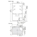 Mirolin MEL4LS/RS Melrose 4 Shower Stall With Seat White 2
