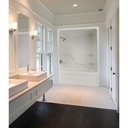 Mirolin PT523L/R Parker 20 Multi Tub Shower White 1