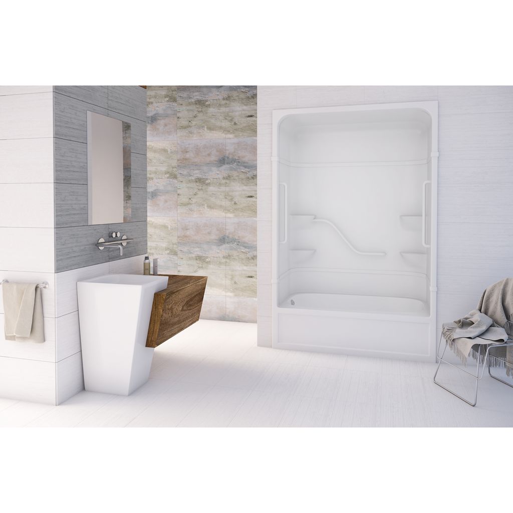 Mirolin FPL13L/R Parker 16 Free Living Series Multi White Bars 1