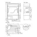Mirolin FS53 Free Living Madison 5 Multi White Bars With Seat Left 2