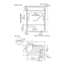 Mirolin SH53 Madison 5 Multi Piece Shower Stall Without Seat Left 2