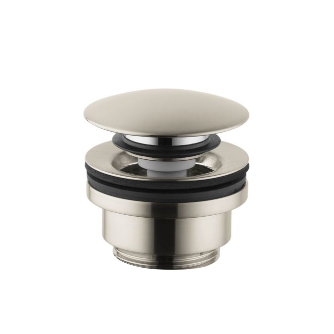 Hansgrohe 50100821 Sink Drain With Push Open Brushed Nickel 1