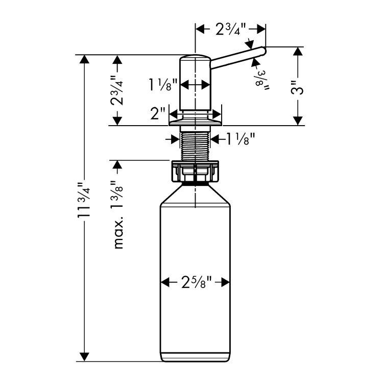 Hansgrohe 04539800 S Soap Dispenser Steel Optik 2