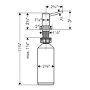 Hansgrohe 04539800 S Soap Dispenser Steel Optik 2