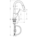 Hansgrohe 10824801 Axor Starck Higharc Prep Kitchen Faucet Steel Optik 2