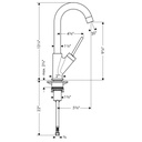 Hansgrohe 10826001 Axor Starck Bar Kitchen Faucet Chrome 2