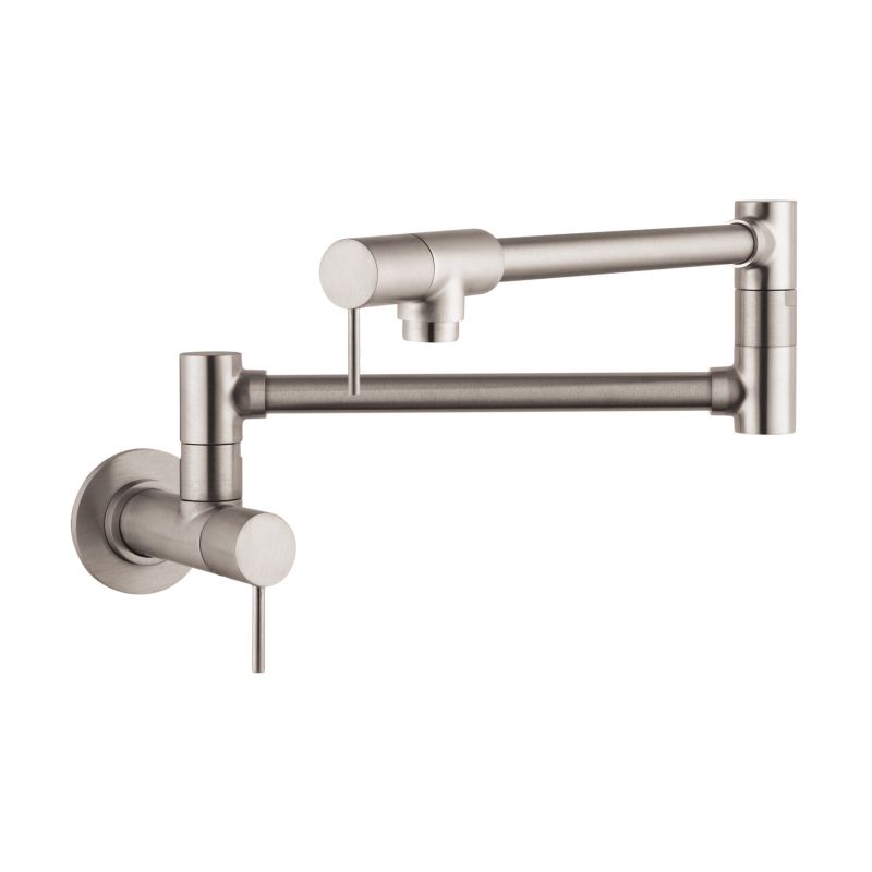 Hansgrohe 10859801 Axor Starck Wall Mounted Pot Filler Steel Optik 1