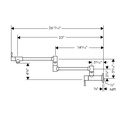 Hansgrohe 39834801 Axor Citterio Wall Mounted Potfiller Steel Optik 2