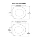 TOTO SS113 Round Toilet Seat Cotton 2