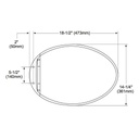 TOTO SS204 Oval SoftClose Elongated Toilet Seat Cotton 2