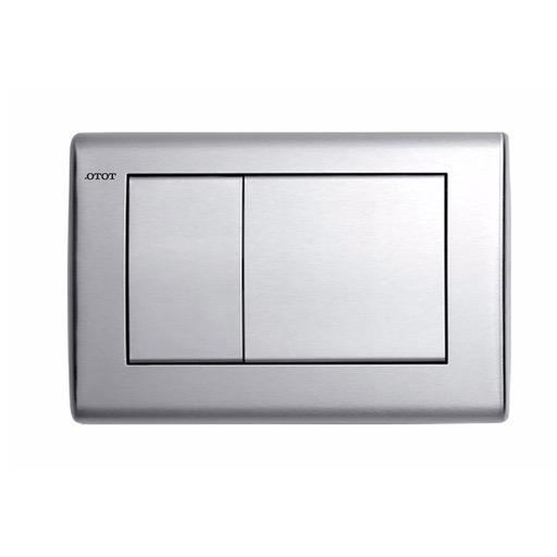 TOTO YT820 Convex Push Plate Dual Button Stainless Steel 3