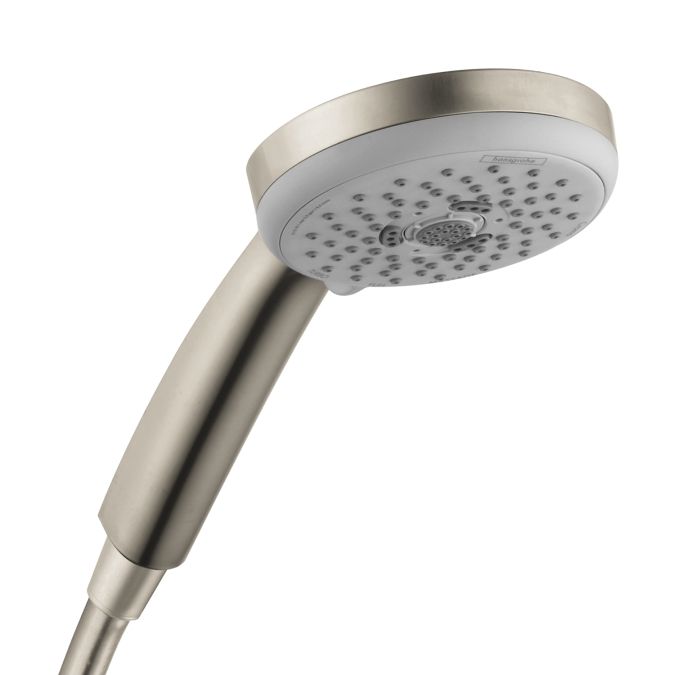 Hansgrohe 04073820 Croma E 100 3 Jet Handshower Brushed Nickel 1