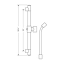 Hansgrohe 27830820 Axor Starck Wallbar 36" Brushed Nickel 2