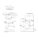 TOTO LT171G Kiwami Renesse Design I Vessel Lavatory Cotton 2