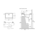 TOTO LT542G Undercounter Lavatory Sedona Beige 3