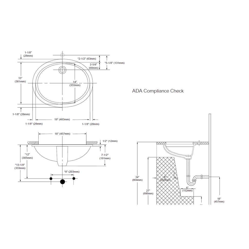 TOTO LT587 Undercounter Lavatory Cotton 3