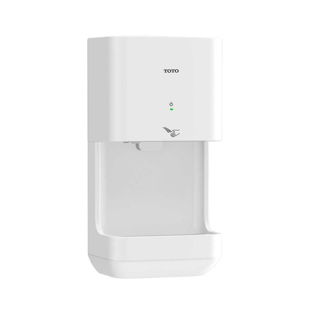 TOTO HDR101WH Clean Dry High Speed Hand Dryer White 1