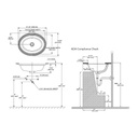 TOTO LT64101 Dartmouth Undercounter Lavatory 3