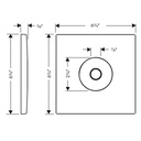 Hansgrohe 27419000 Axor Citterio Wall Plate Chrome 2