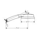 Hansgrohe 04072920 Croma C 100 3 Jet Handshower Rubbed Bronze 2