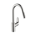 Hansgrohe 04505000 Focus HighArc Pull Down Kitchen Faucet Chrome 1