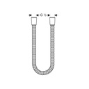 Hansgrohe 28116820 Metal Showerhose 63" Brushed Nickel 2