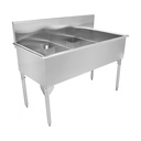 Franke TL2454-1-2 Classic Series 16 Gauge Triple Sink